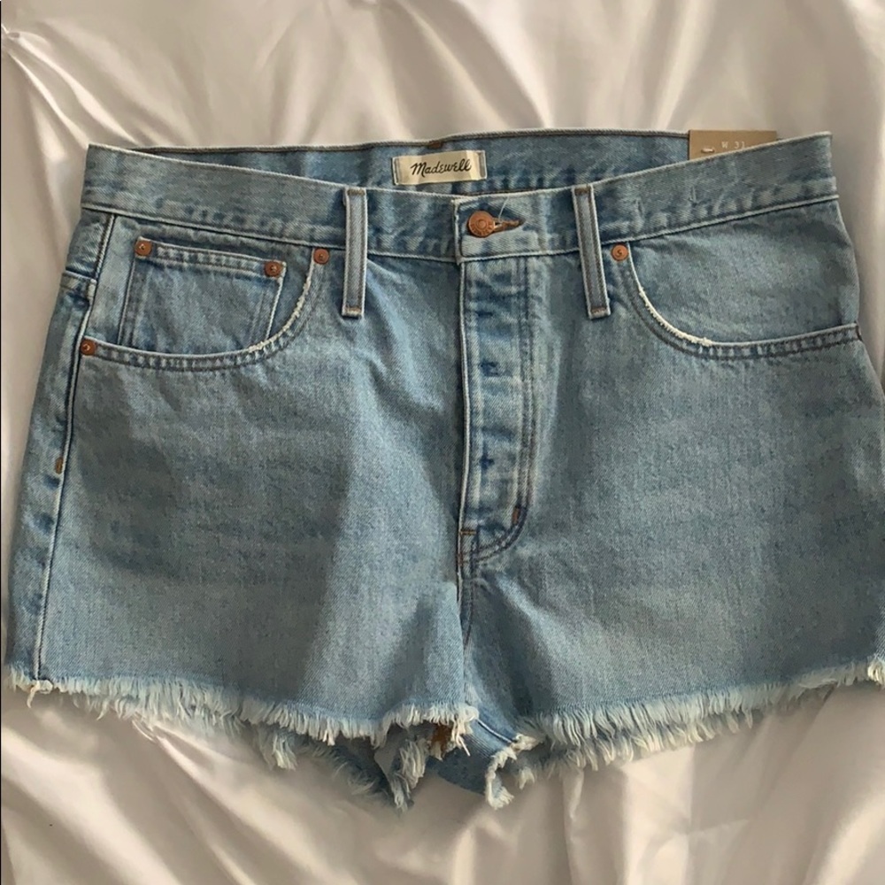 NWT Madewell relaxed denim shorts size 31